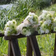 Fresh bouquets with Chrysanthemum