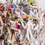 Kleurrijke rommel met Freesia detail