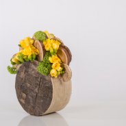 Houthakkers bloemwerk met Freesia