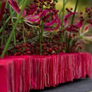 Rouwwerk met Freesia's - design Pim van den Akker