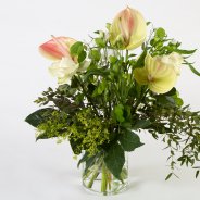 Bouquet enriched with Anthuriums - Roos van Unen - Flower Factor