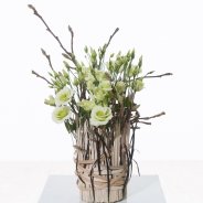 Nelleke Bontje flower arrangement Lisianthus Flower Factor for Van der Lugt 1