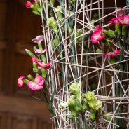 Floral wedding decoration with Sparkz