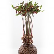 Herfstig Alstroemeria arrangement dichte bloemen