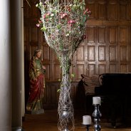 Floral wedding decoration with Sparkz