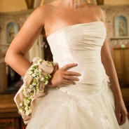 Elegant Kalanchoe bruidsboeket close-up