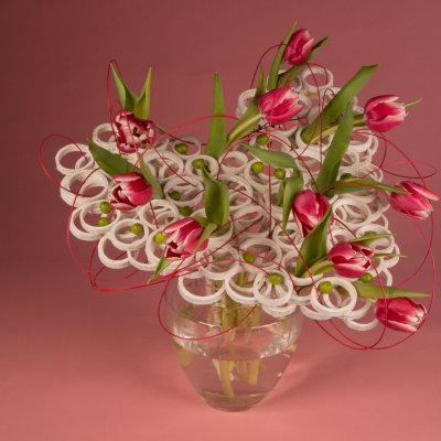Vrolijke tulpen voor Moederdag
