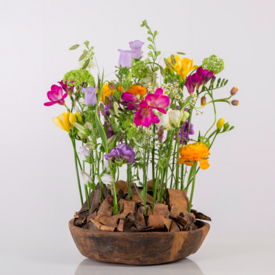 Kleurrijk bloemwerk met Freesia