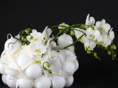 Bubbling orchid design