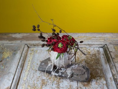 Quick rose arrangement