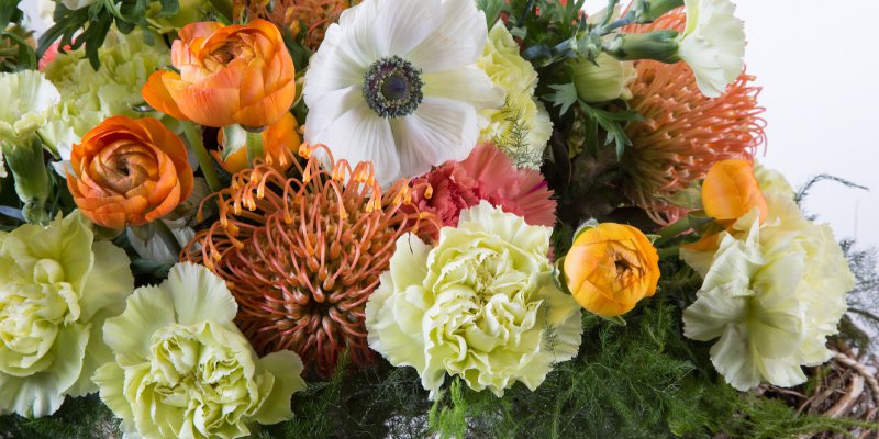 Rustic Dianthus bouquet