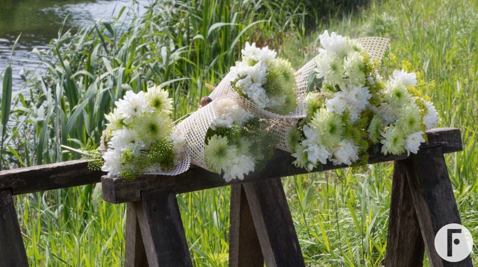 Fresh bouquets with Chrysanthemum