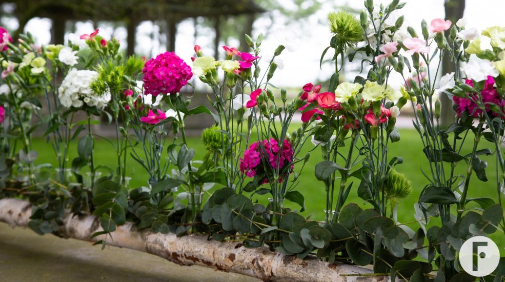 tafeldecoratie Dennis Lanzaat - Flower Factor