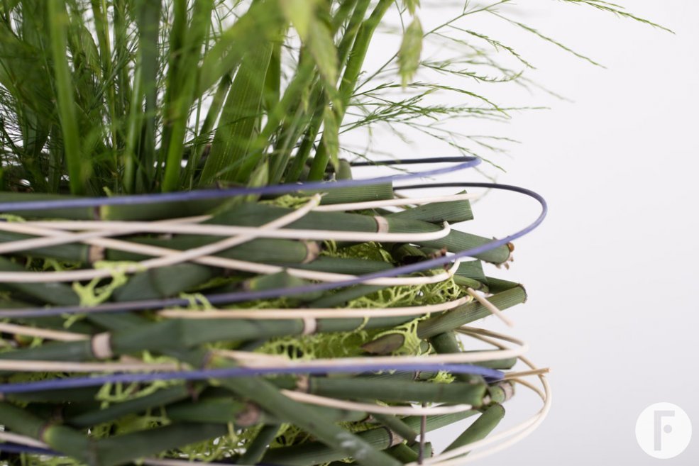 Freesia boeket close-up