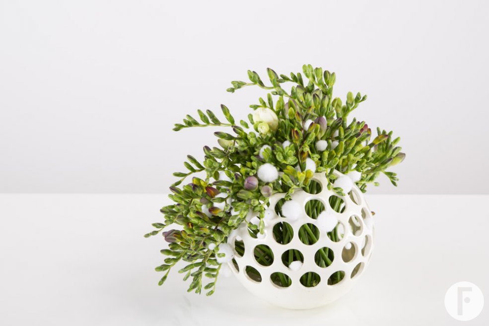 Colourful Freesia sphere