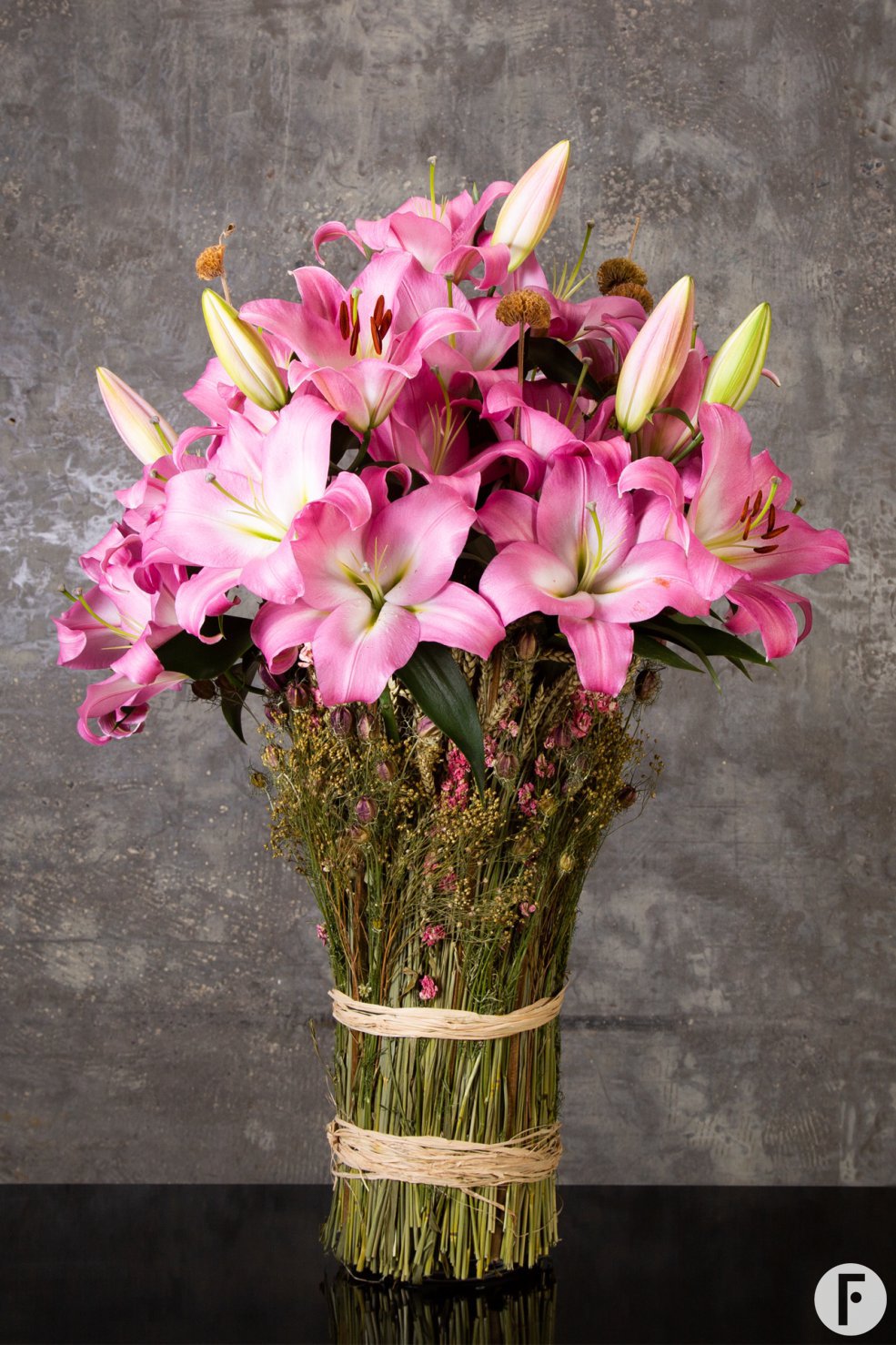 Pink Master lily design - Dennis Lanzaat - Flower Factor