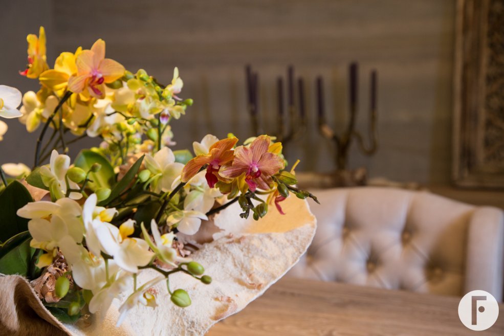 orchid centerpiece Pim van den Akker Flower Factor Optiflor close up 2