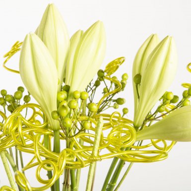 Boeket met 'Flashy Wire' 