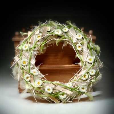 Transparent wreath