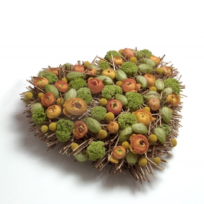 Heart-shaped arrangement