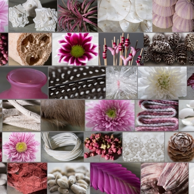 Winter moodboard met Chrysanten