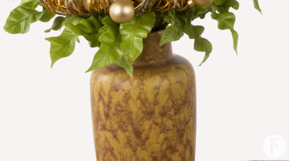 Gerbera Holstein kerst goud