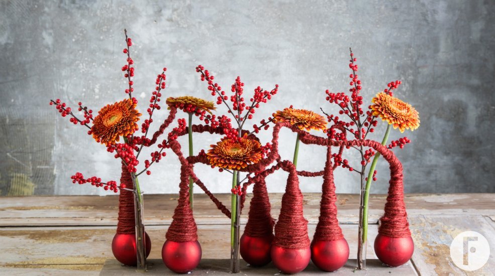 Flower Factor Kerst rood1