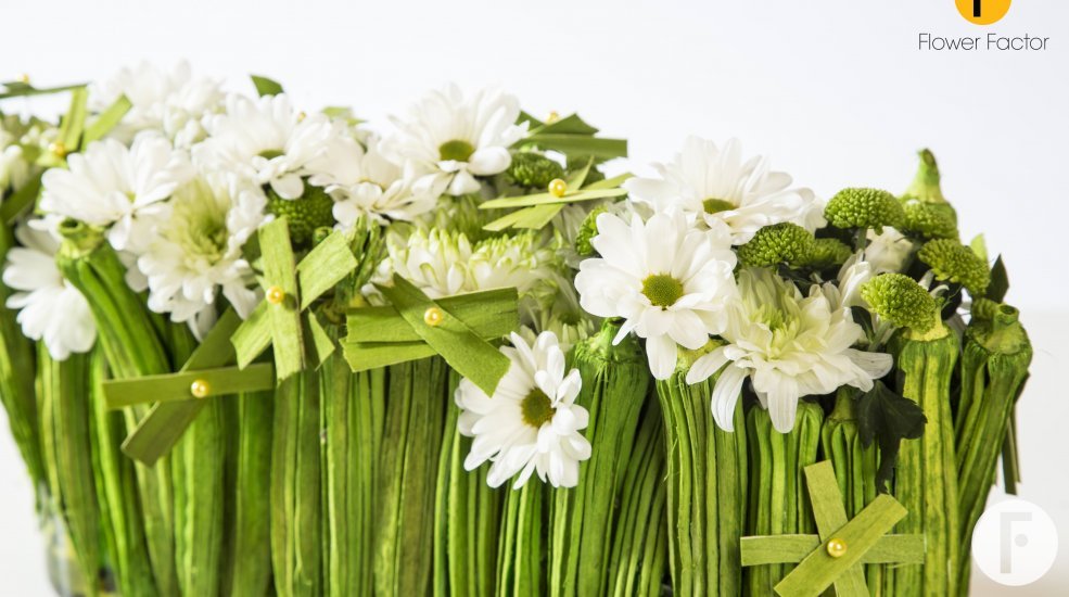 Deliflor lente compositie pasen chrysant