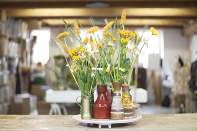 Retro compositie met Germini's