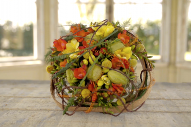 Kleurrijk bruidsboeket