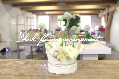 a Sheik flower arrangement