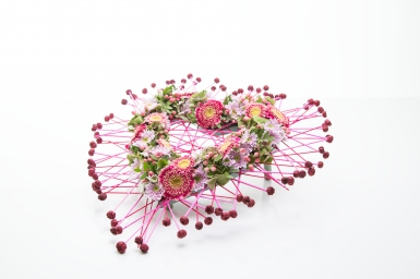 Afscheidsbloemwerk hart