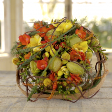 Colorful wedding bouquet