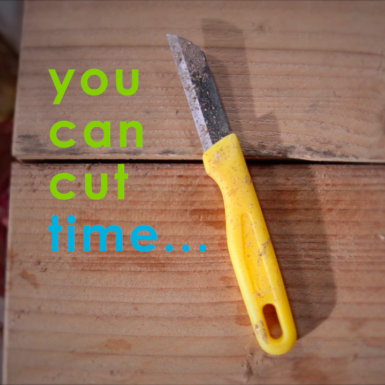 Did you know... you can cut time instead of flowers