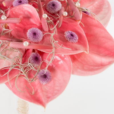 bruidsboeket met Anthurium