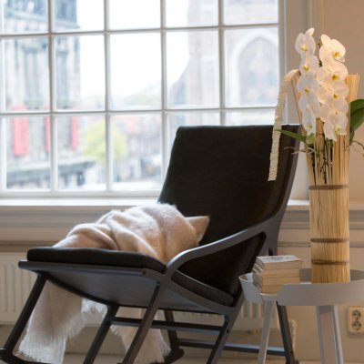 Phalaenopsis 'Formidablo' in de slaapkamer