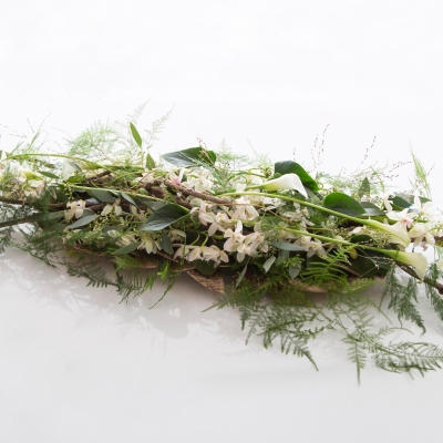 Delicate funeral tribute