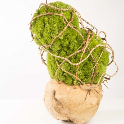 Floral object with Green Trick