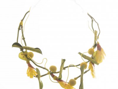Sunny necklace with Vriesea Evita