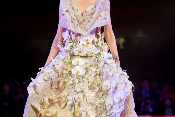 Floral wedding dress - total