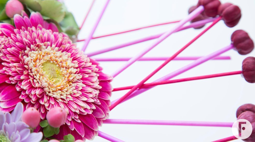 rouwwerk passion heart gerbera chrysant close up Alex sRGB