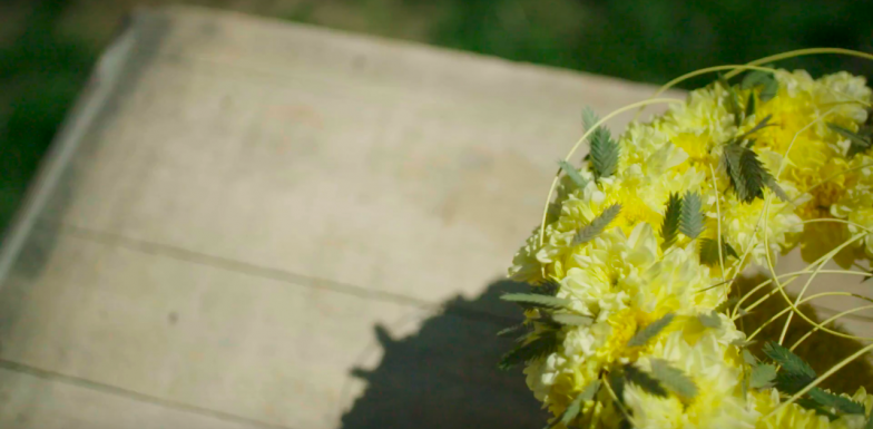 Zomerse tafeldecoratie met Chrysanten