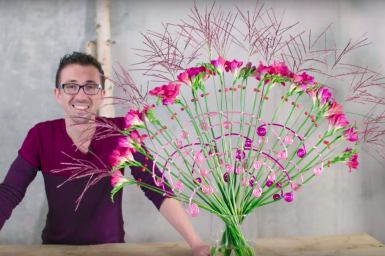 Freesia waaierboeket