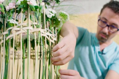 Zelfklemmend bloemen ontwerp