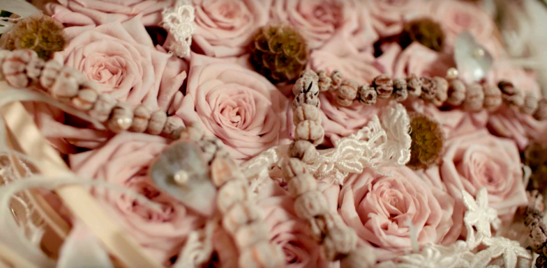 a Lovely Lace wedding bouquet