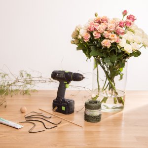 Step-by-step: Atypical wedding bouquet